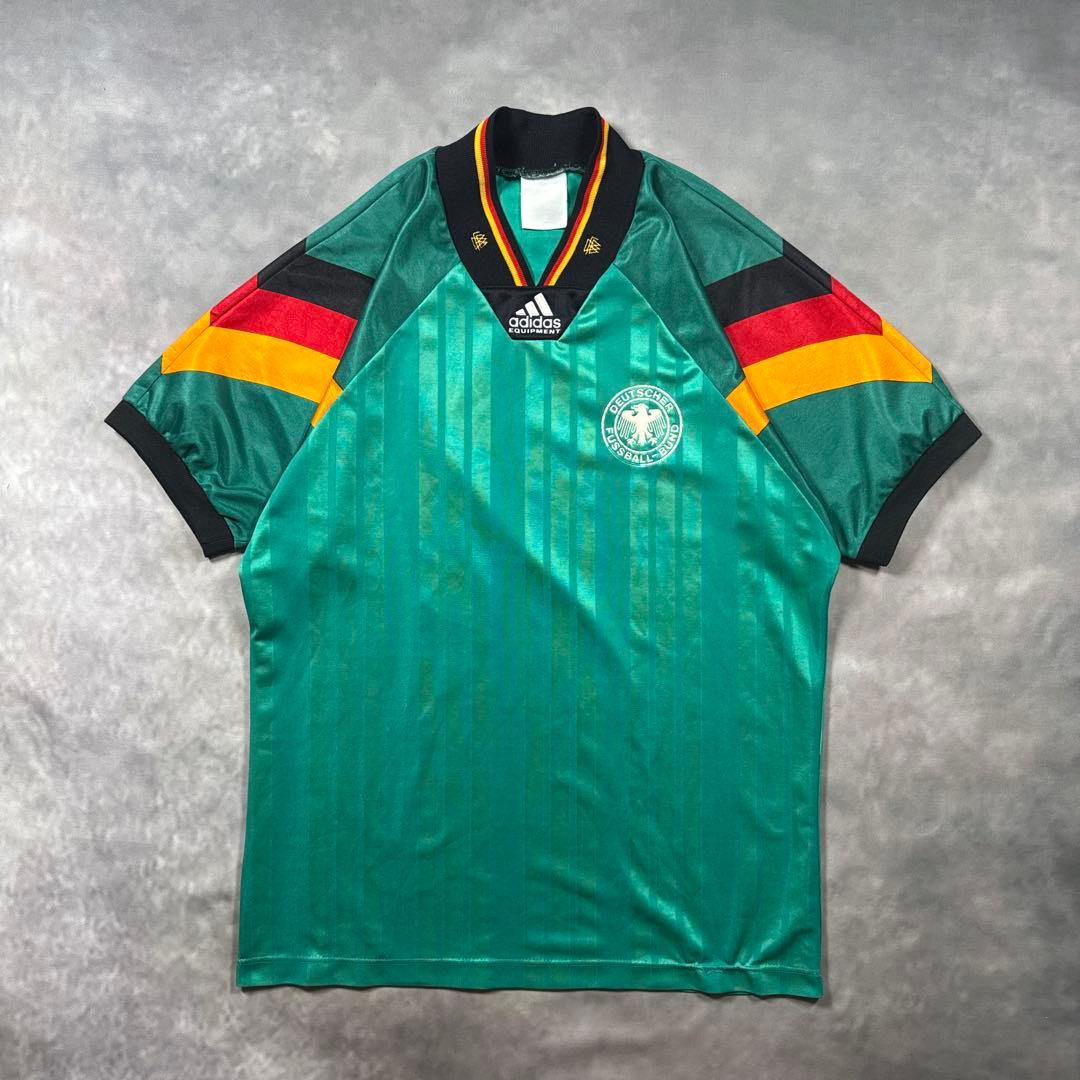 R18古着90 adidasドイツ代表マテウス　クリンスマンEQUIPMENT.