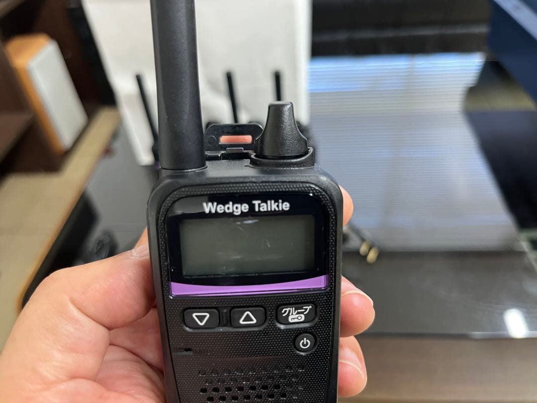 特定小電力トランシーバー ウェッジトーキー5台セット　イヤホン付属　送料無料