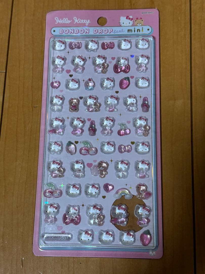 サンリオ ボンボンドロップシール ミニ 7枚セット