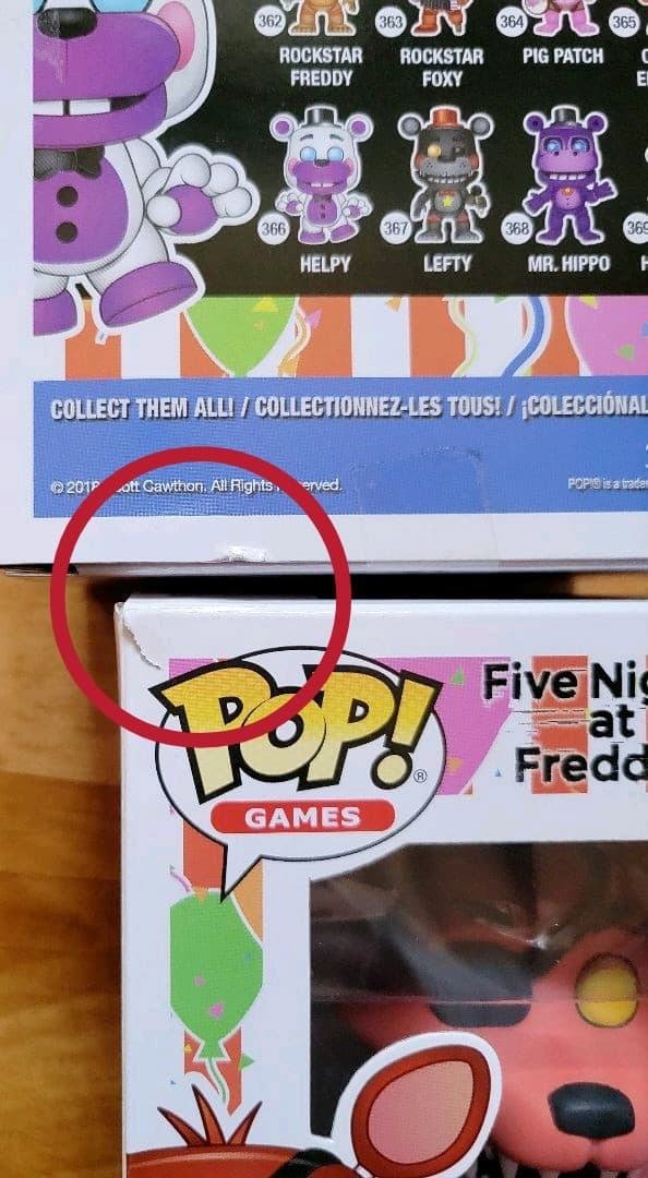 FUNKO POP　Five Nights at Freddy's　7体セット