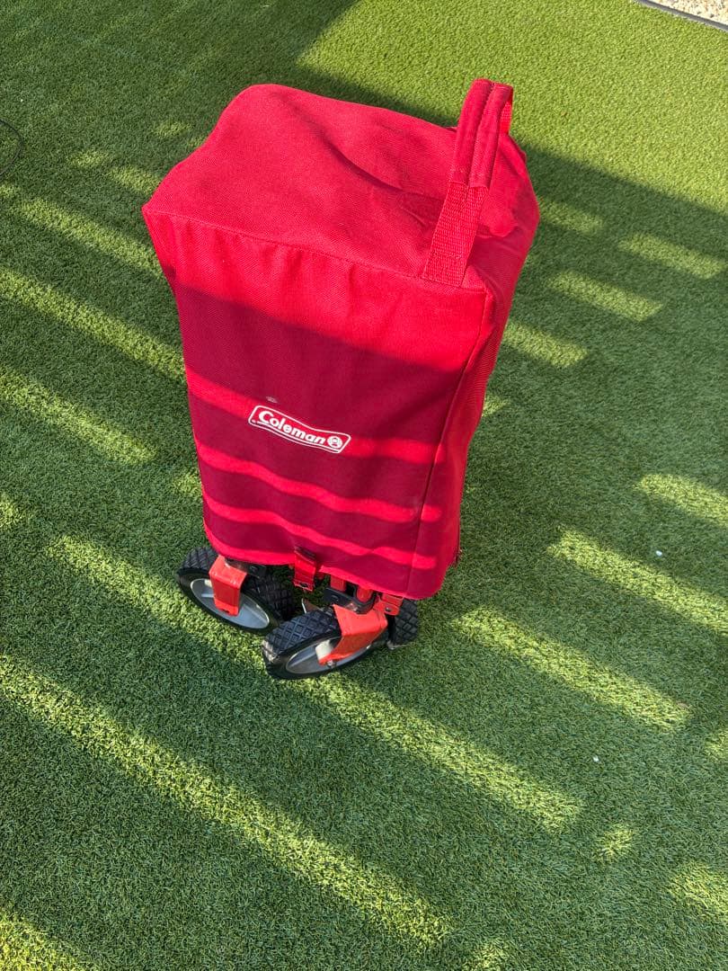 Coleman キャリーカート 赤