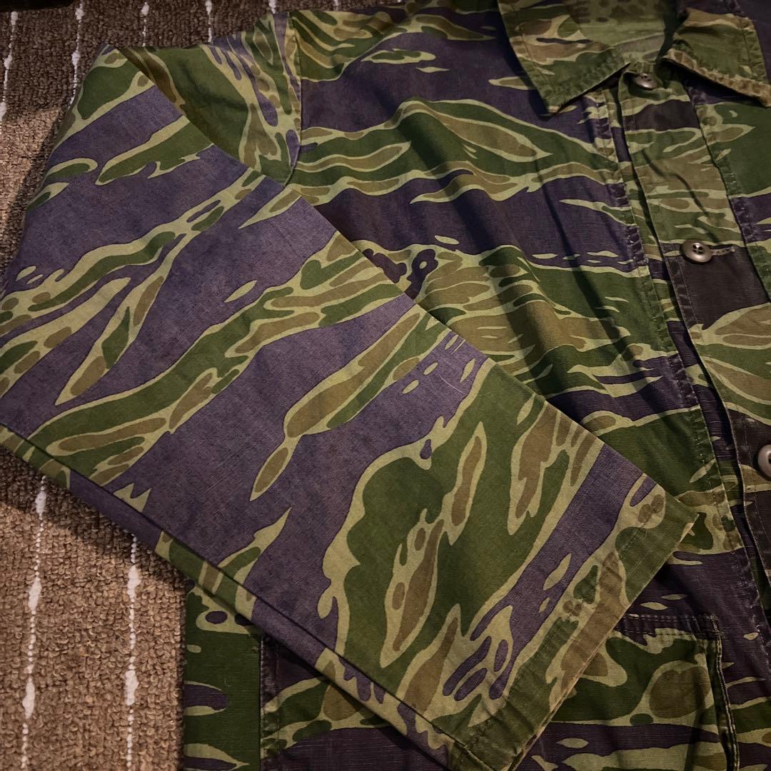 希少サイズ　当時物　ベトナム戦　タイガーストライプ　XL相当