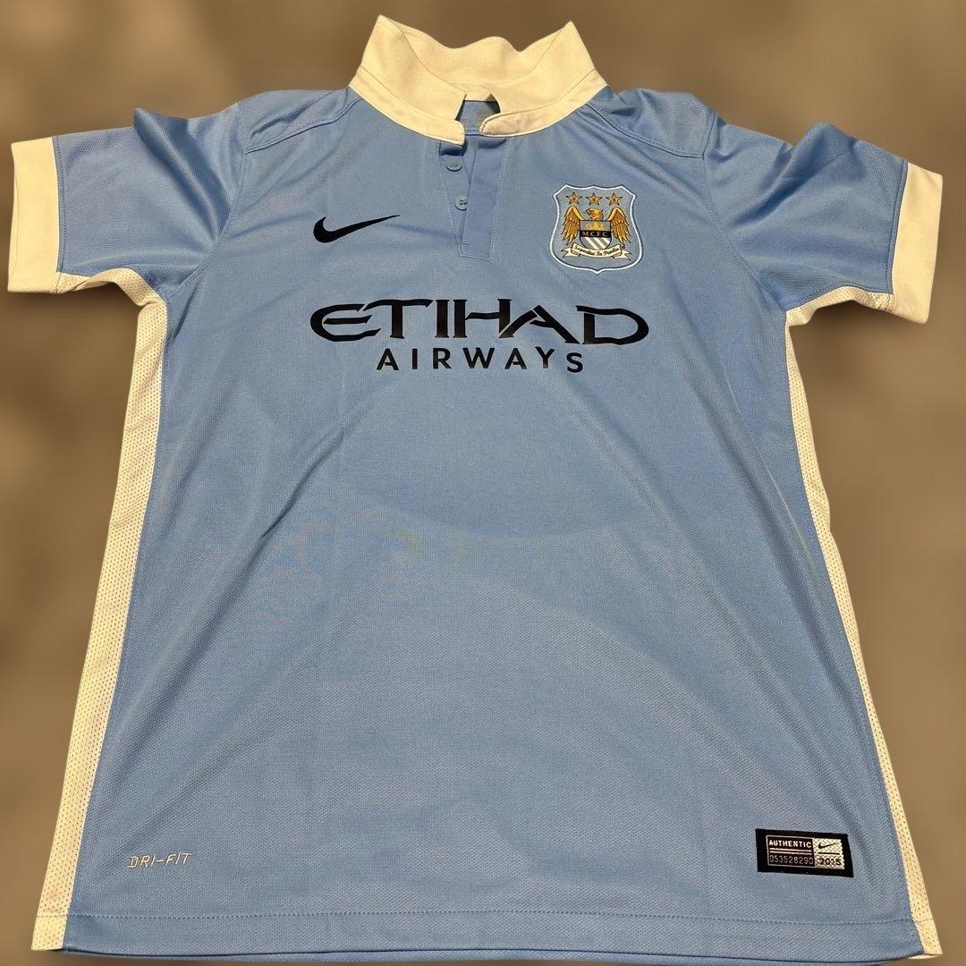 Nike Manchester City ポロシャツ ライトブルー