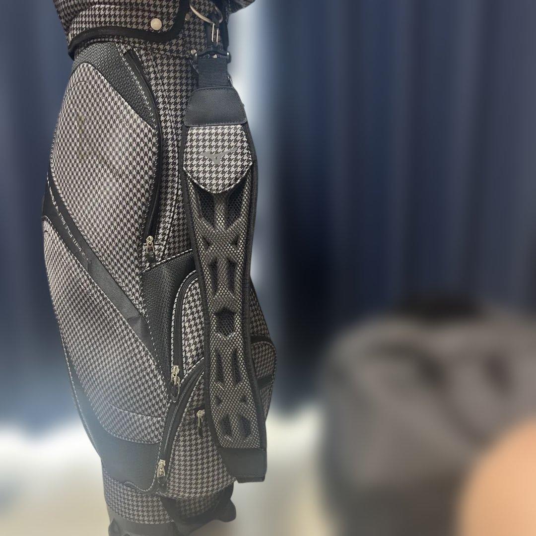 Mizuno チェック柄キャディバッグ