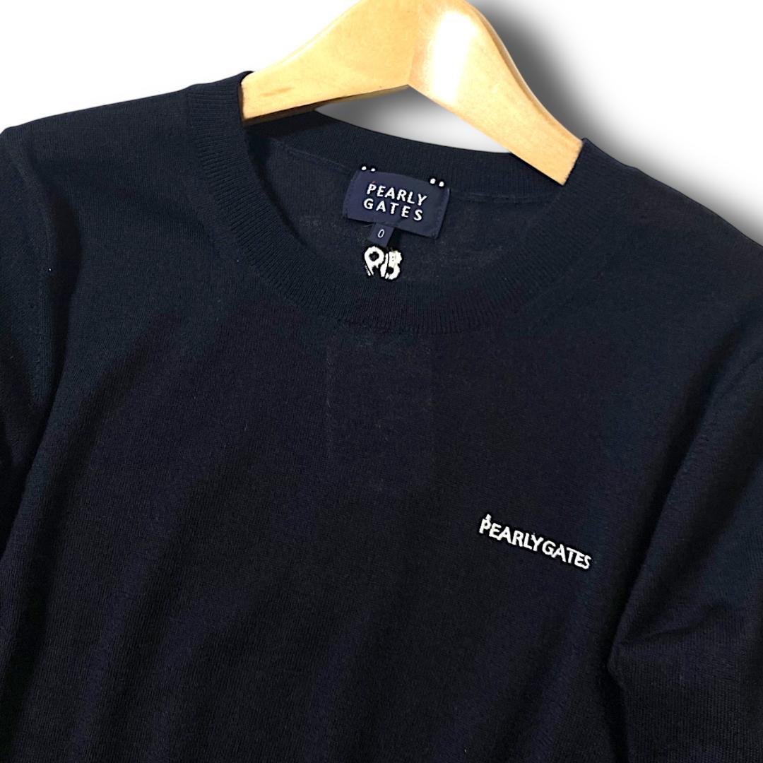 1 定価4.1万 パーリーゲイツ カシミヤ100％ ローゲージ ニット セーター