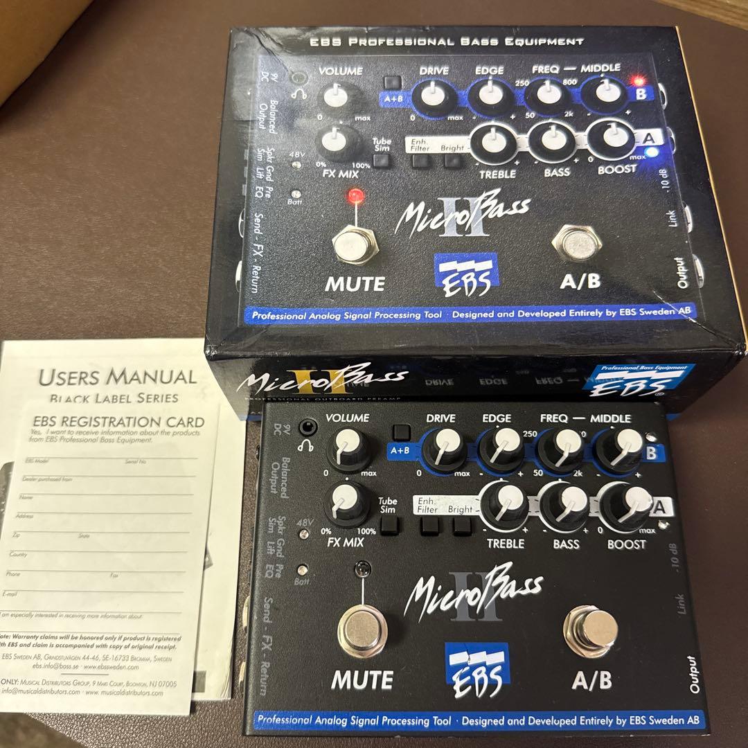 EBS MicroBass II ベースプリアンプ