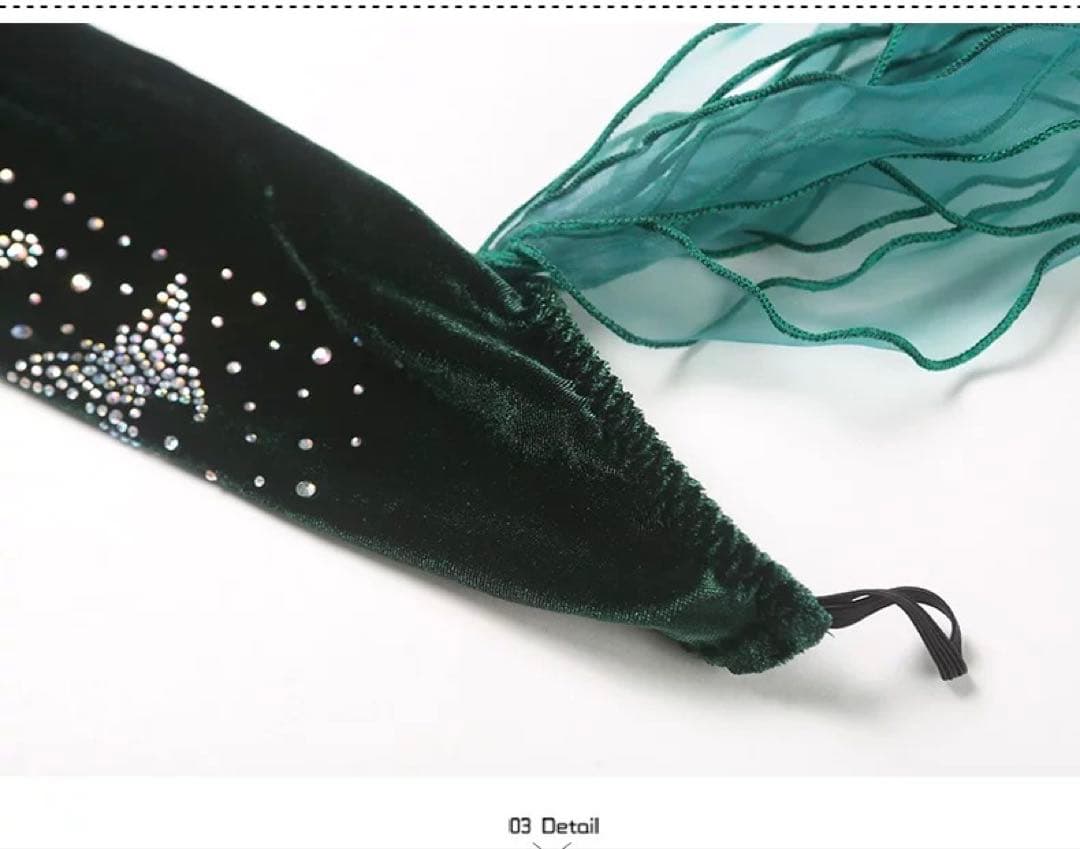 社交ダンスドレス（赤・緑・黒）