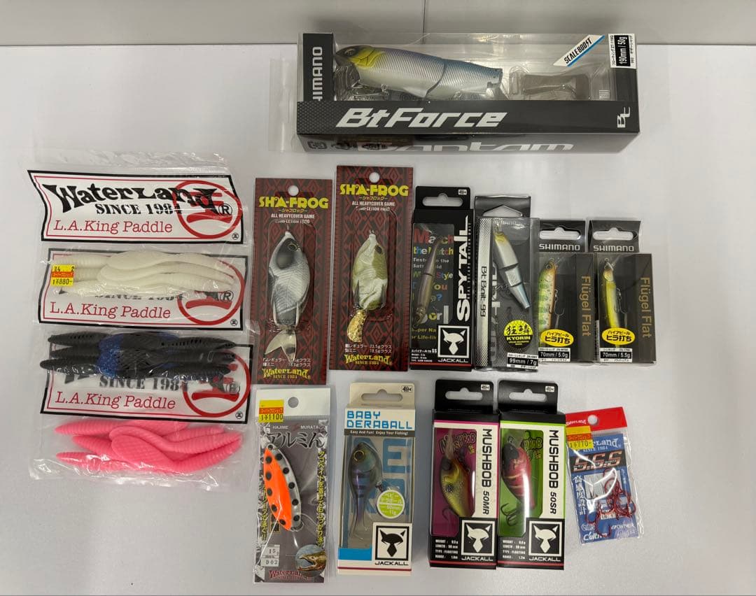 ルアーセット完全版(シマノ、ウォーターランド、DUO、ジャッカル、ポケモン)
