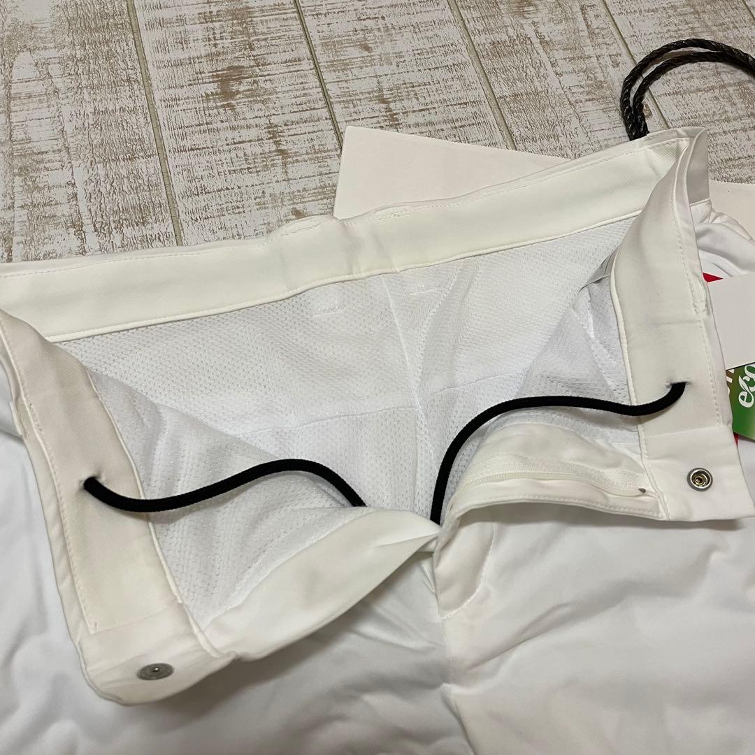 新品 キャロウェイ パンツ ふんわり裏地 極暖 アーチロゴ ホワイト Lサイズ