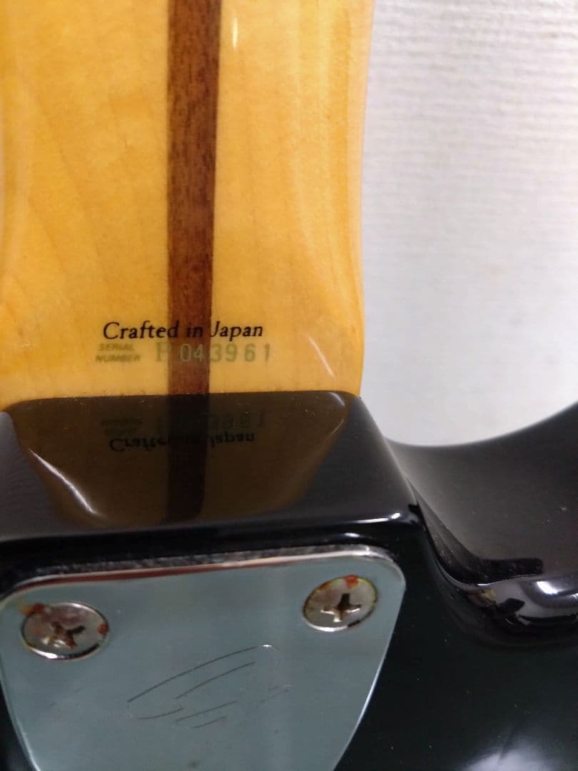 Fender Stratocaster ブラック　FenderJapan