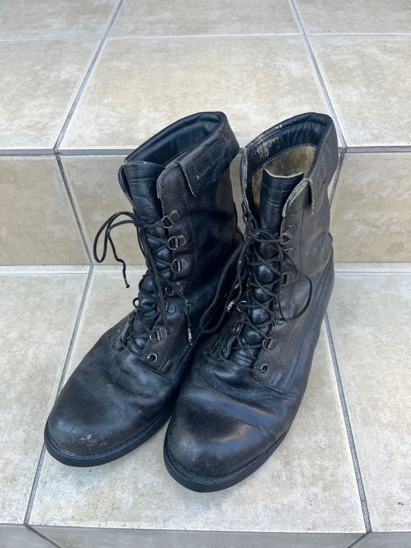 ミリタリーブーツ 黒 ハイカット