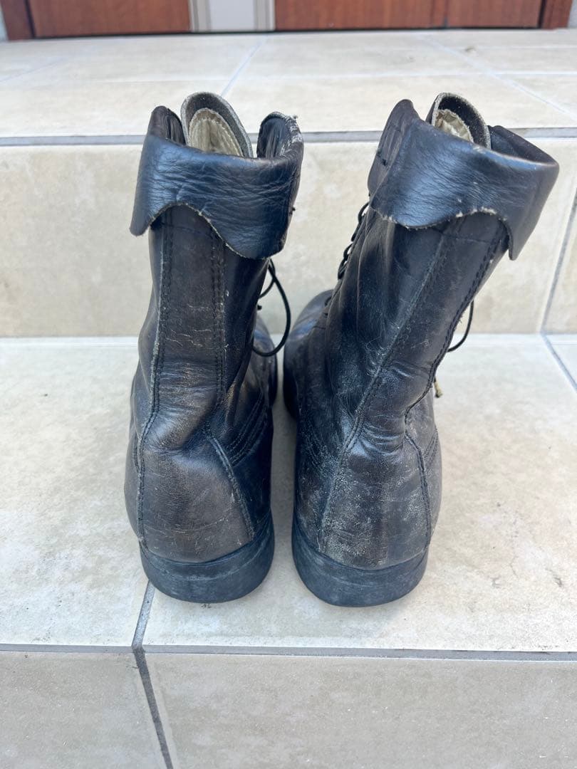ミリタリーブーツ 黒 ハイカット