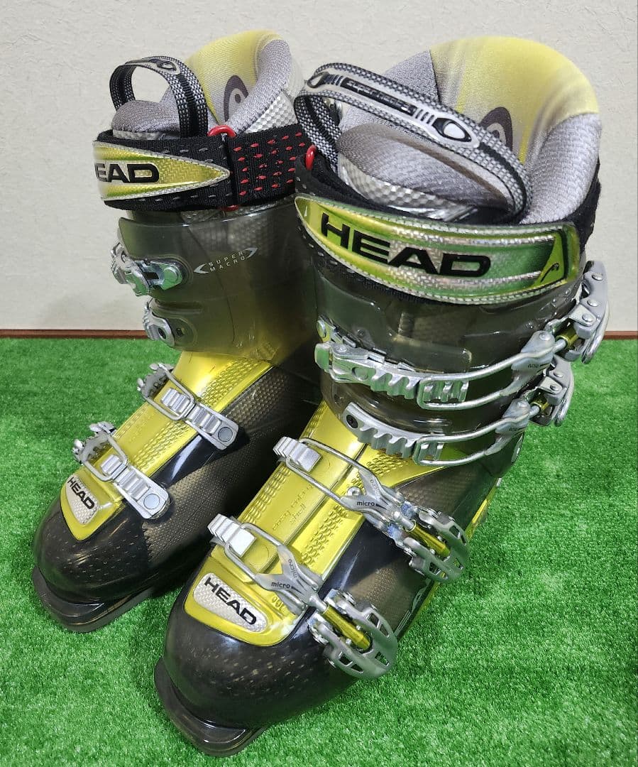 HEAD edge 11 クリアー/イエロー　25.0-25.5 スキーブーツ