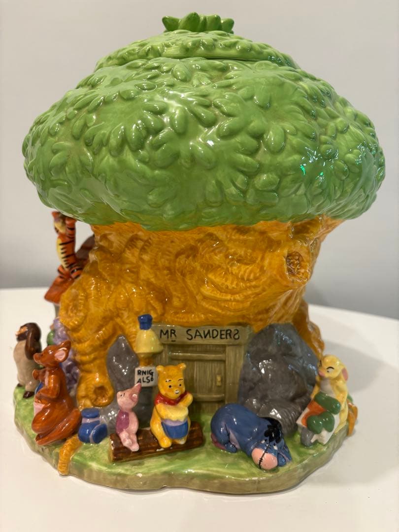 ウィニー・ザ・プー ツリーハウス 陶器製クッキージャー