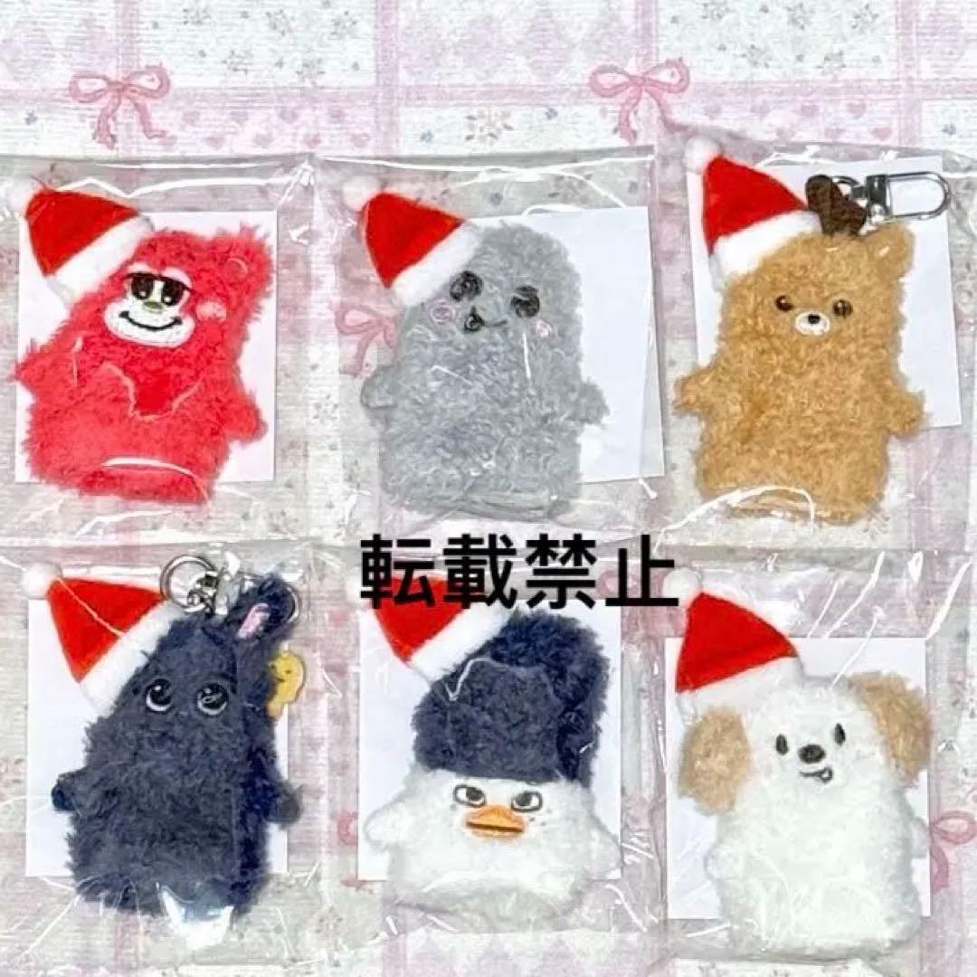 RIIZE クリスマスポップアップ　指人形キーホルダー　特典トレカ　全員　ライズ