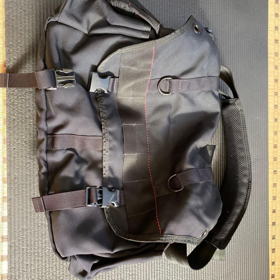 BRIEFING ブラック メッセンジャーバッグ+ショルダーパッド美品