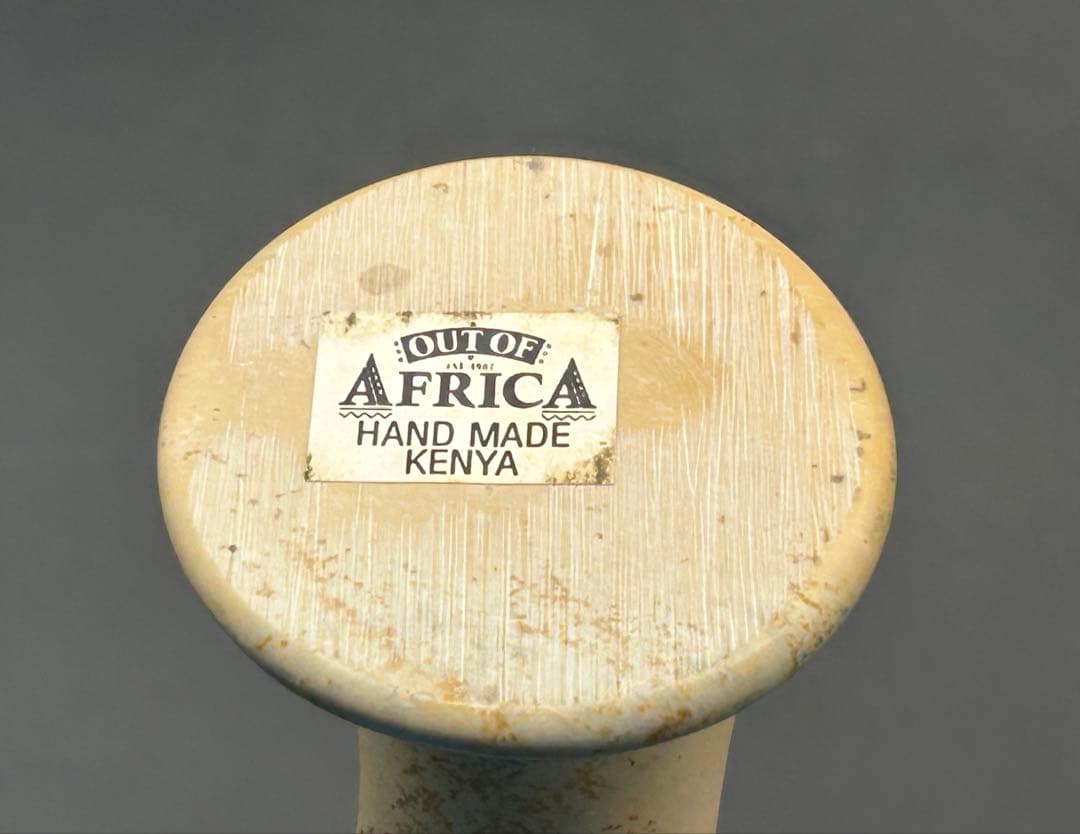 ソープストーン　親子　アフリカ　ケニア　オブジェ