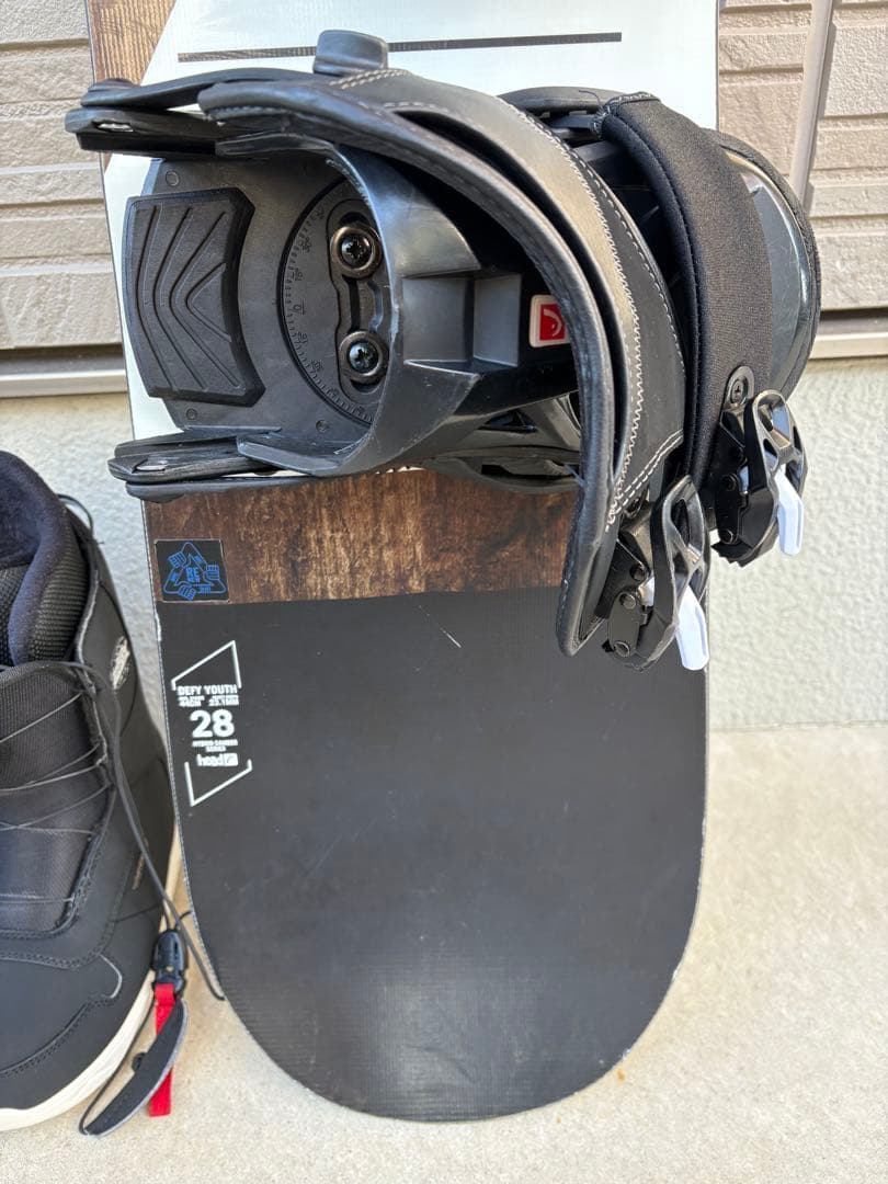 スノーボードセット ビンディング ブーツ付き