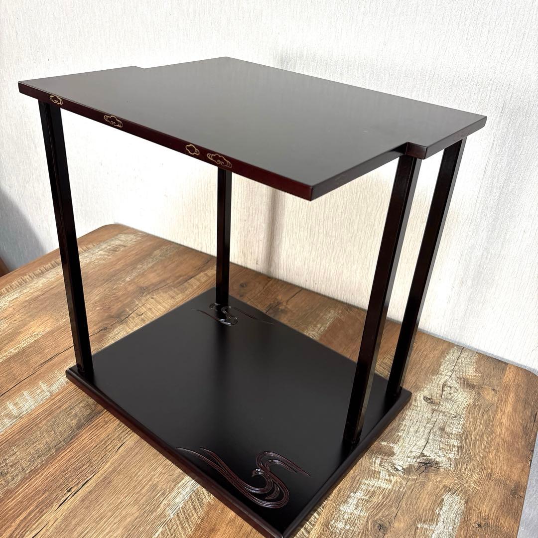 山雲棚　飾り棚　鵬雲斎　茶道具　漆塗り