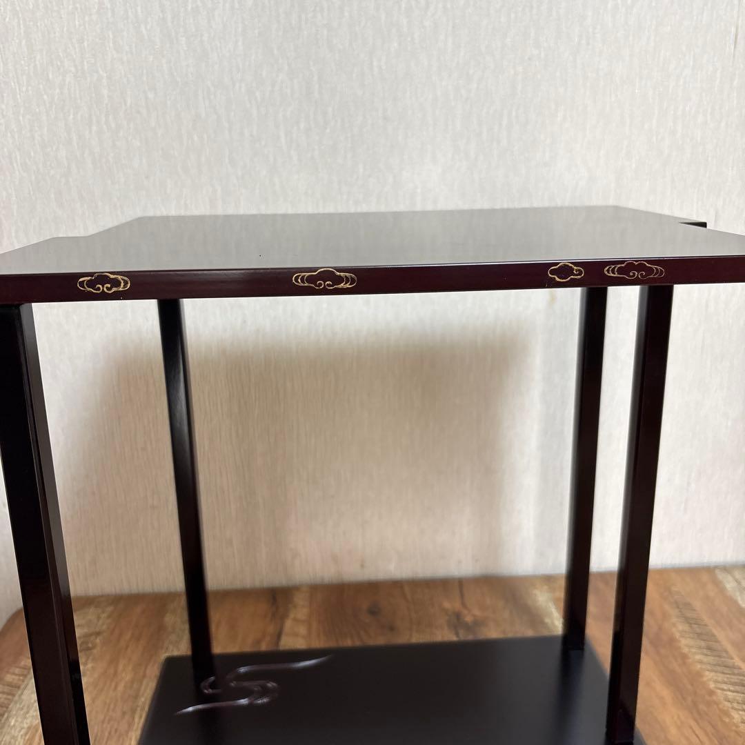 山雲棚　飾り棚　鵬雲斎　茶道具　漆塗り