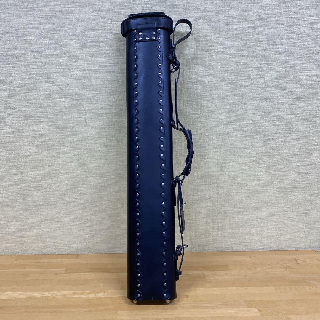 ★美品★ビリヤードキューケース レザー製 ブラック