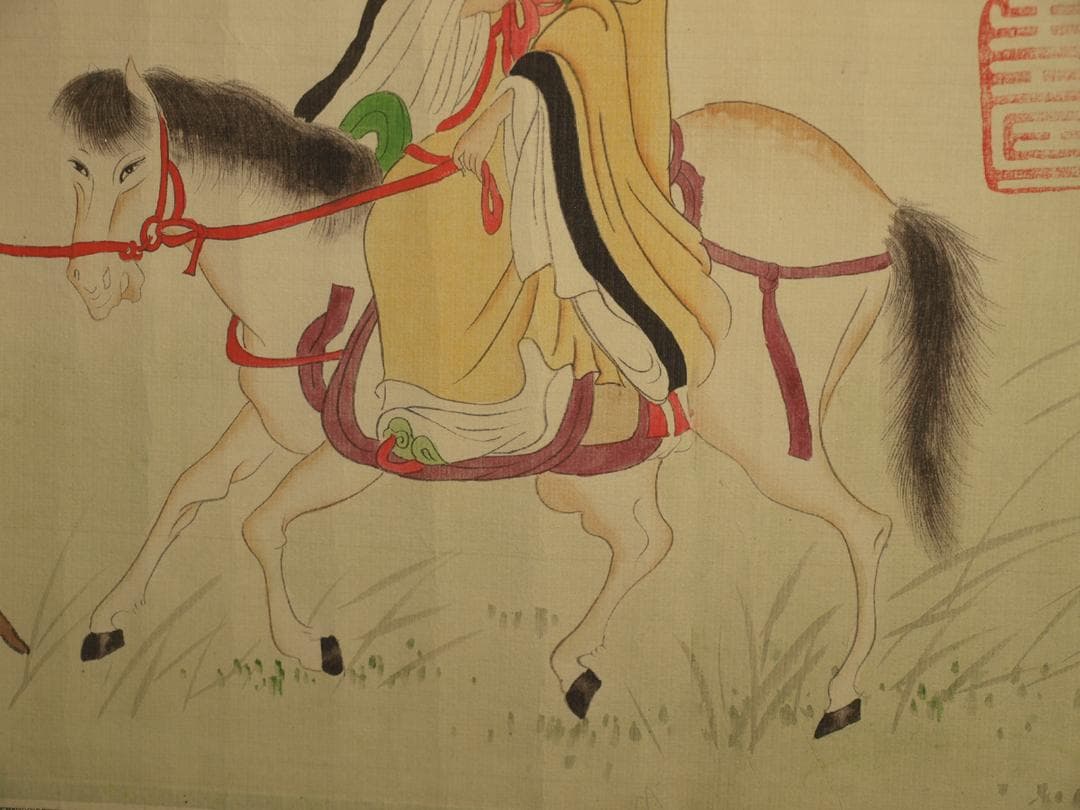 骨董市仕入れ品　中国宋時代の掛軸　激安骨董品　肉筆保証 BD444A8-2