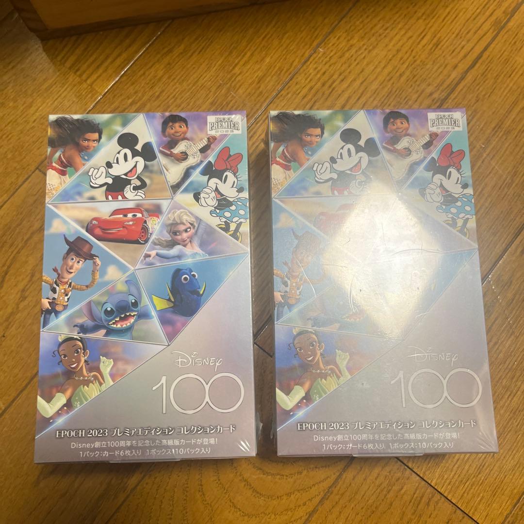 エポック 2023 ディズニー 100 コレクションカード　シュリンク付き