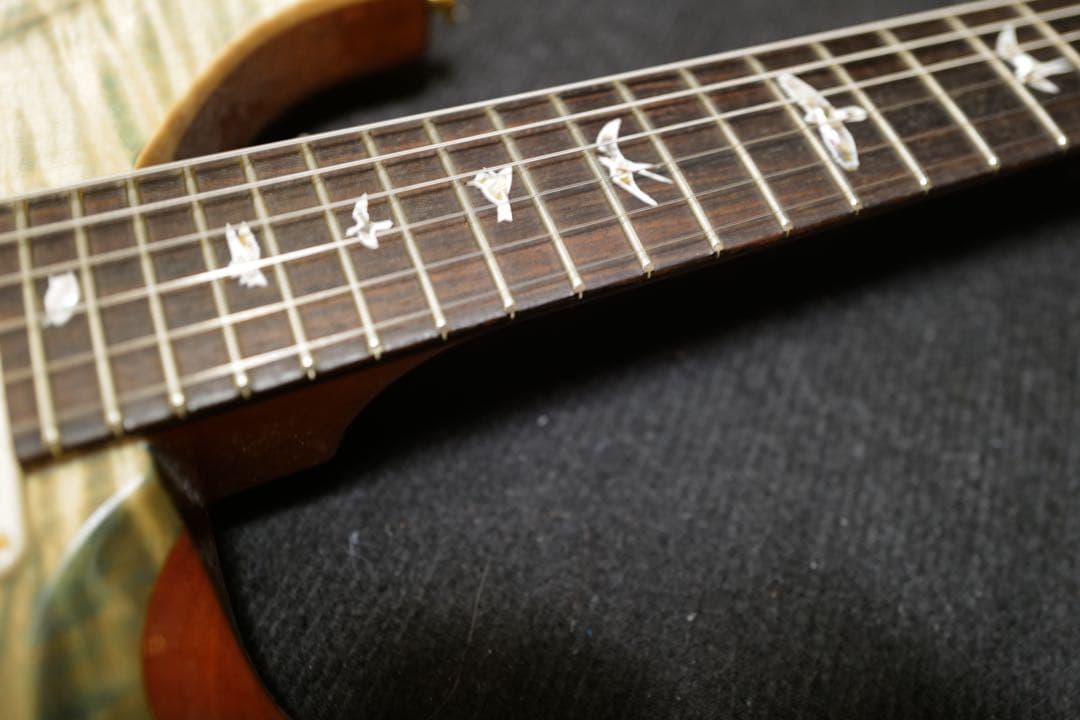 【良鳴】【良木目】PRSCustom24 10Top fadedbluejean