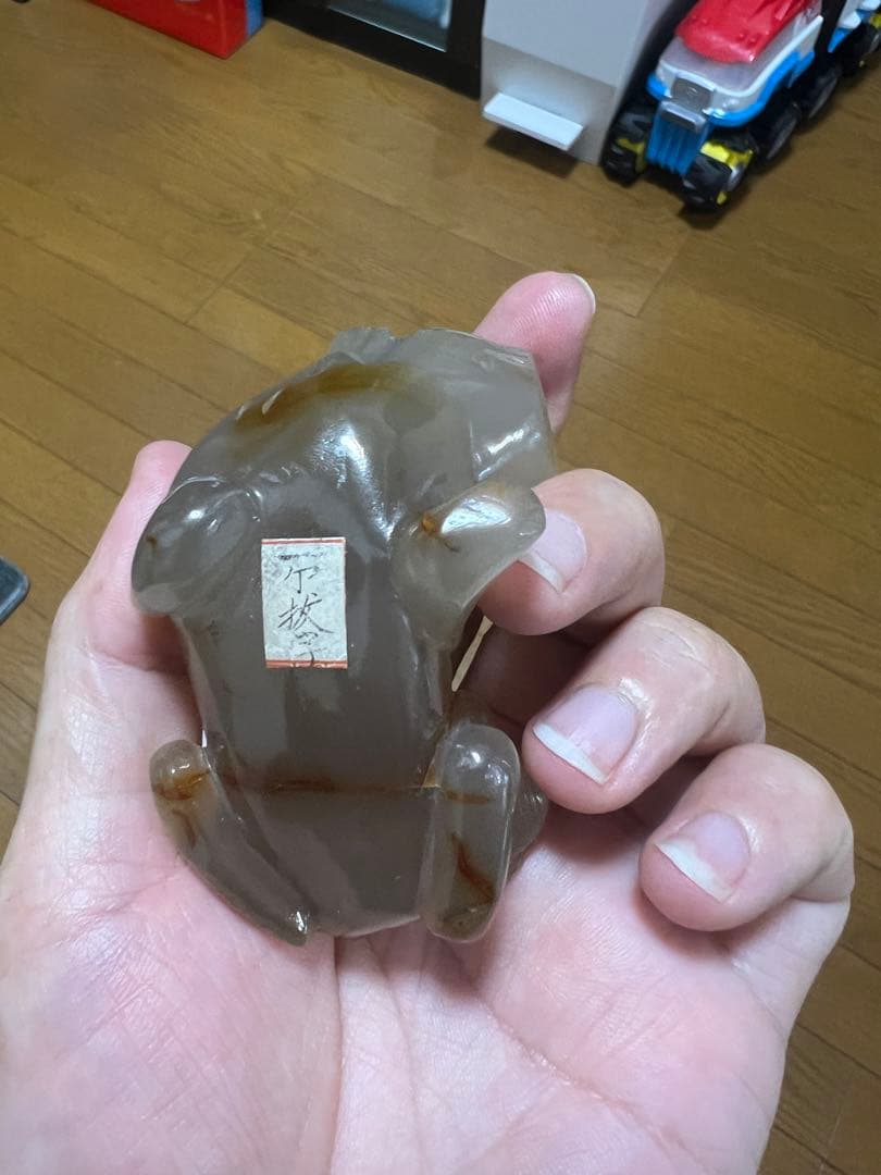 中国骨董　清時代瑪瑙獅子、アンティーク