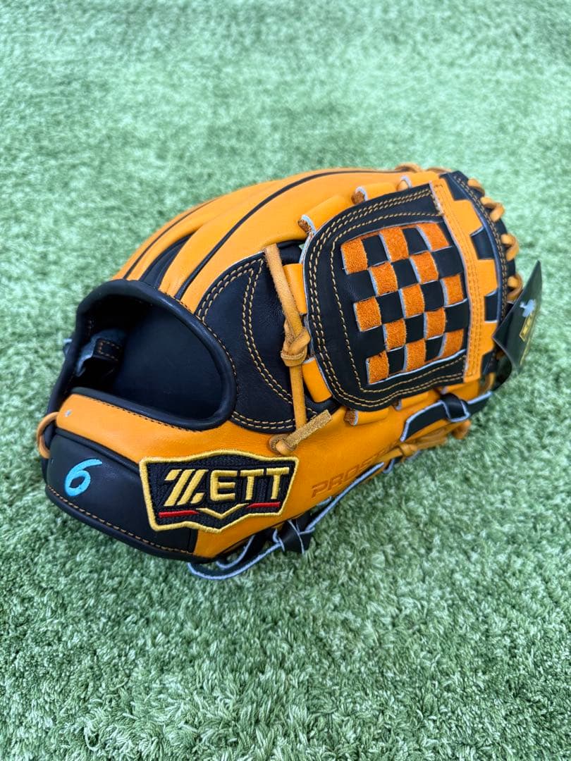 ✨源田モデル✨No.6 鈴木氏刻印あり ZETT プロステイタス 軟式内野手用