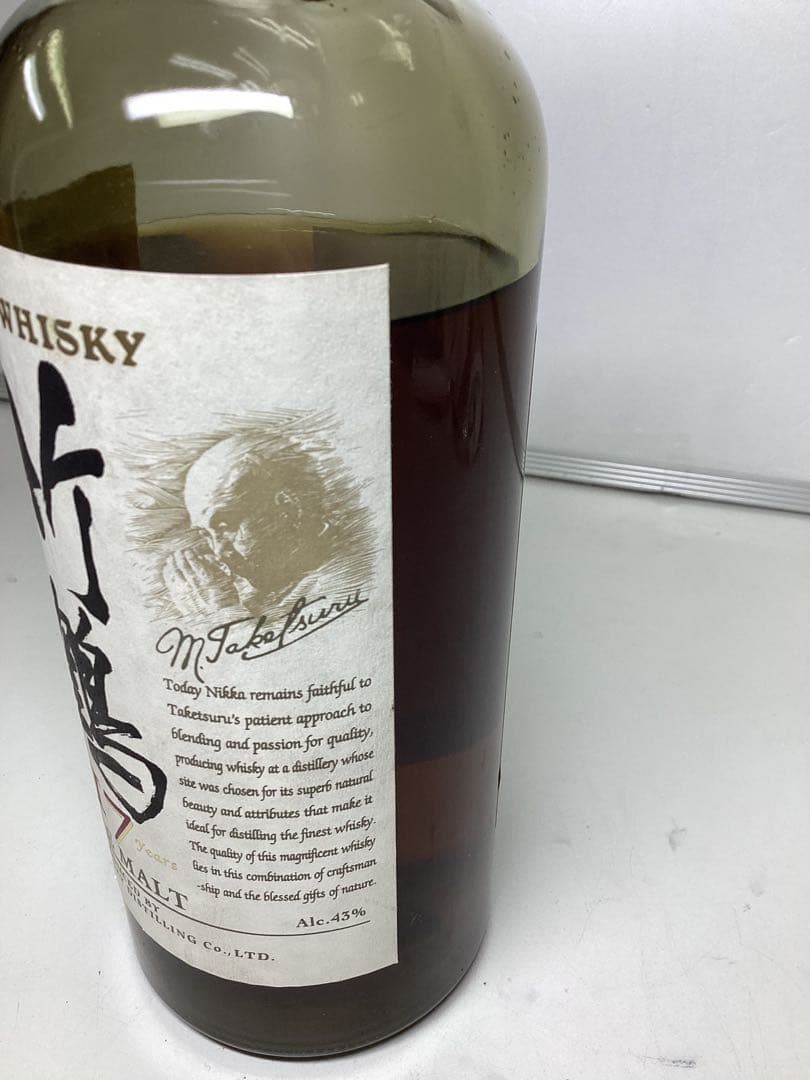 l*0様 Nikka 竹鶴 17年 ピュアモルトウイスキー 700ml 液減りあ