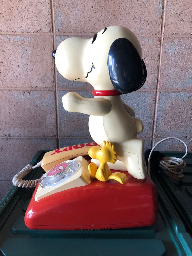 スヌーピー 昭和レトロ 電話機 インテリア TOMY