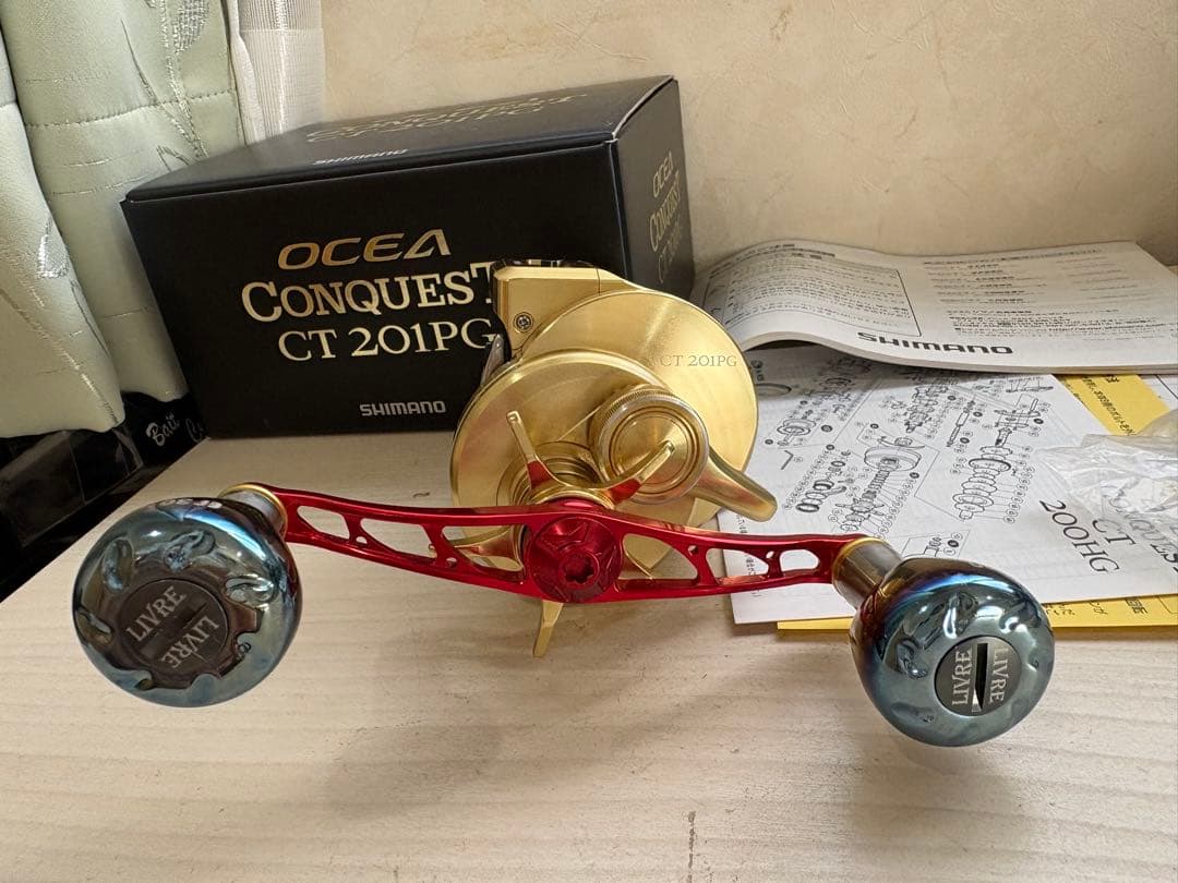 ★☆シマノ 18オシアコンクエスト CT 201PG カスタム　美品