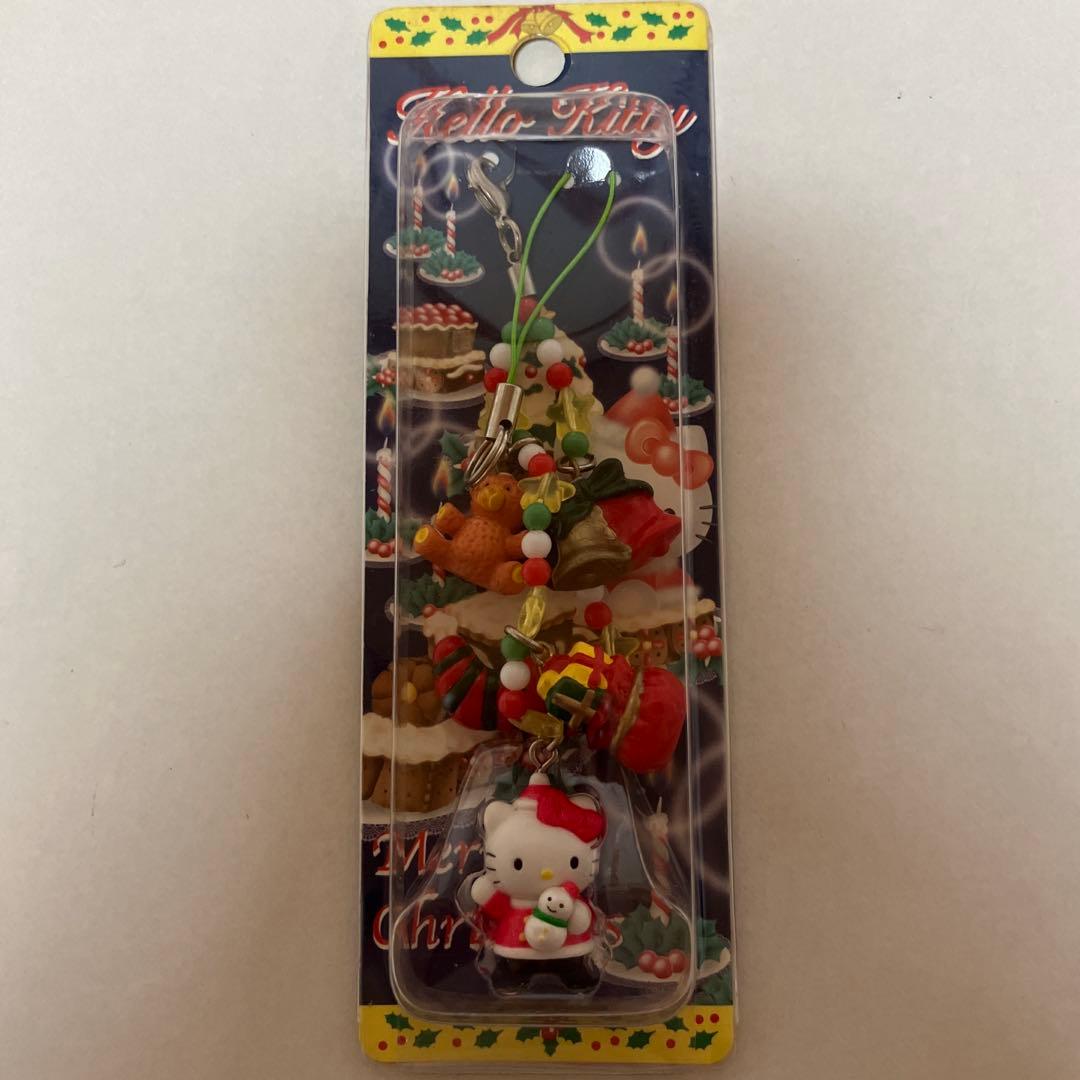 ご当地キティ　ハローキティ　メリークリスマス　キティストラップ　キーホルダー