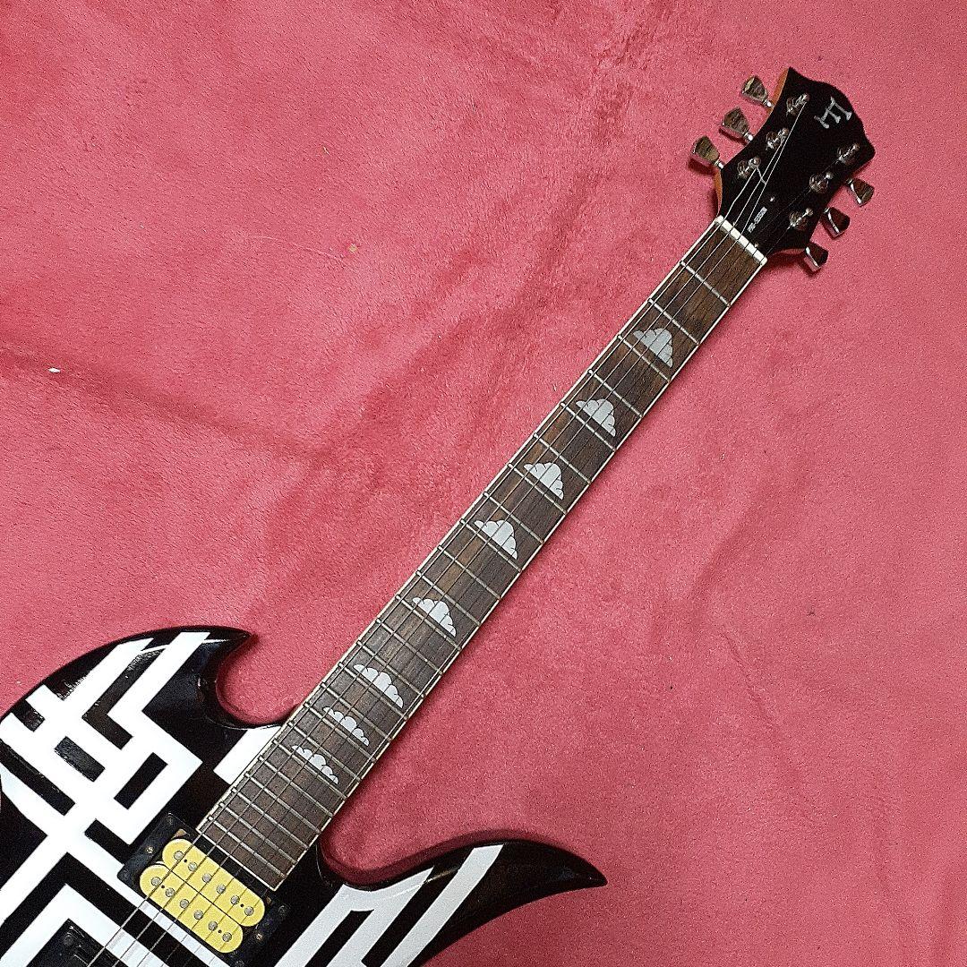 【良・美品】Gラインペイント/布袋・hideモデル。モッキンバードエレキギター。