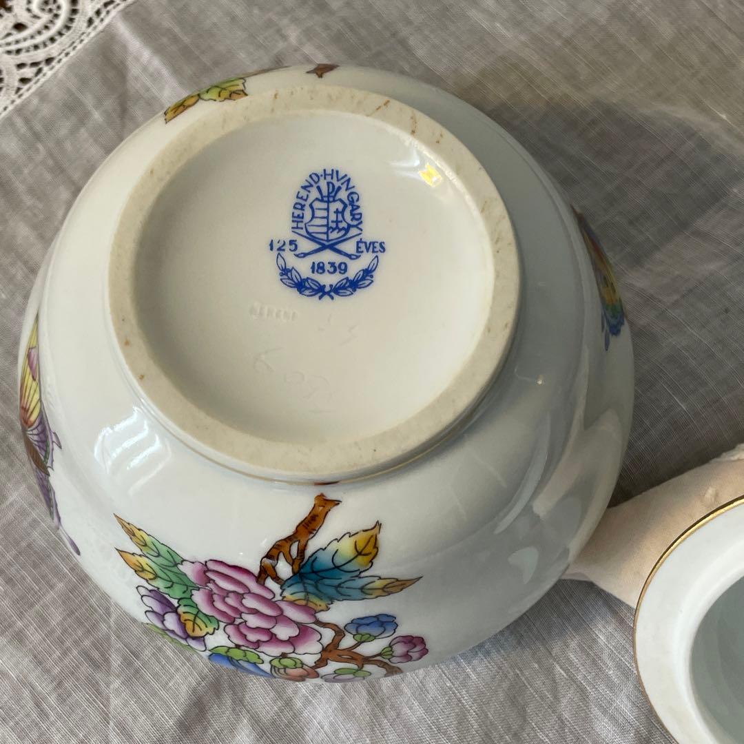 【レア】開窯125周年　ヘレンド　ボンボニエ―ル　ヴィクトリア　ブーケ