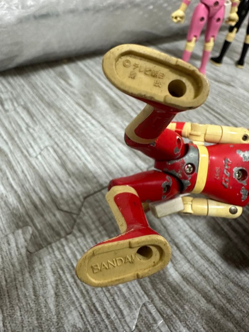 【当時物】光戦隊マスクマン フィギュア5体 1987年 バンダイ