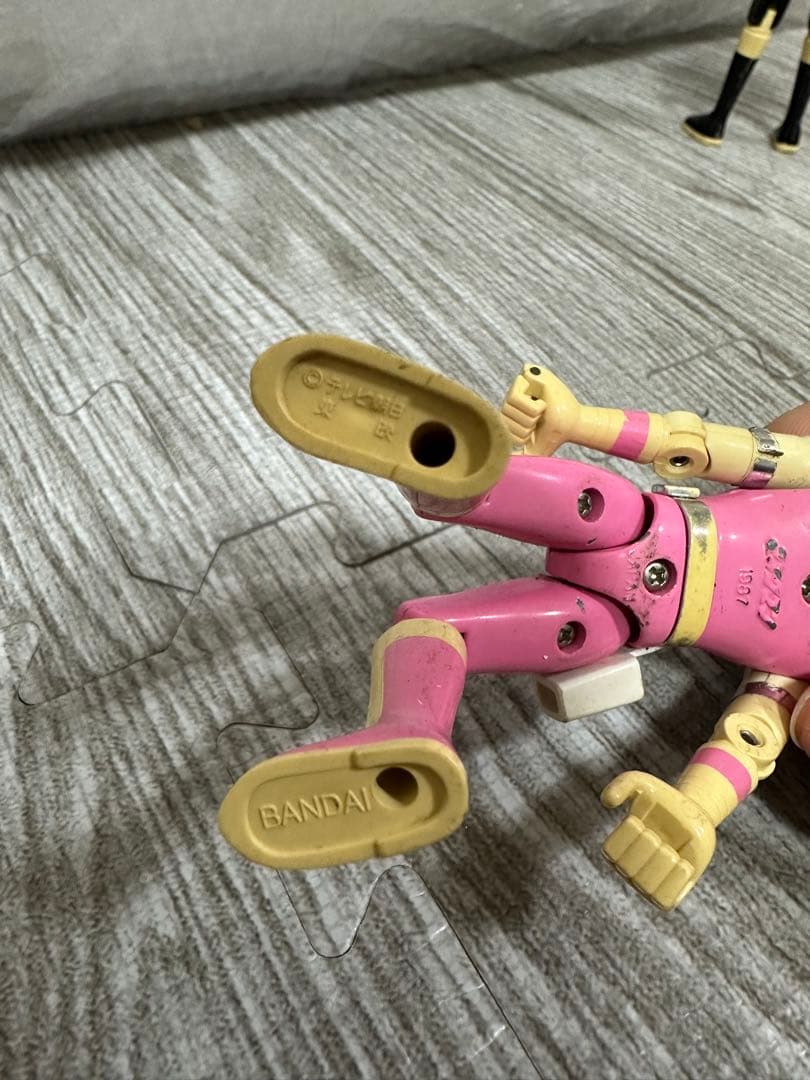 【当時物】光戦隊マスクマン フィギュア5体 1987年 バンダイ