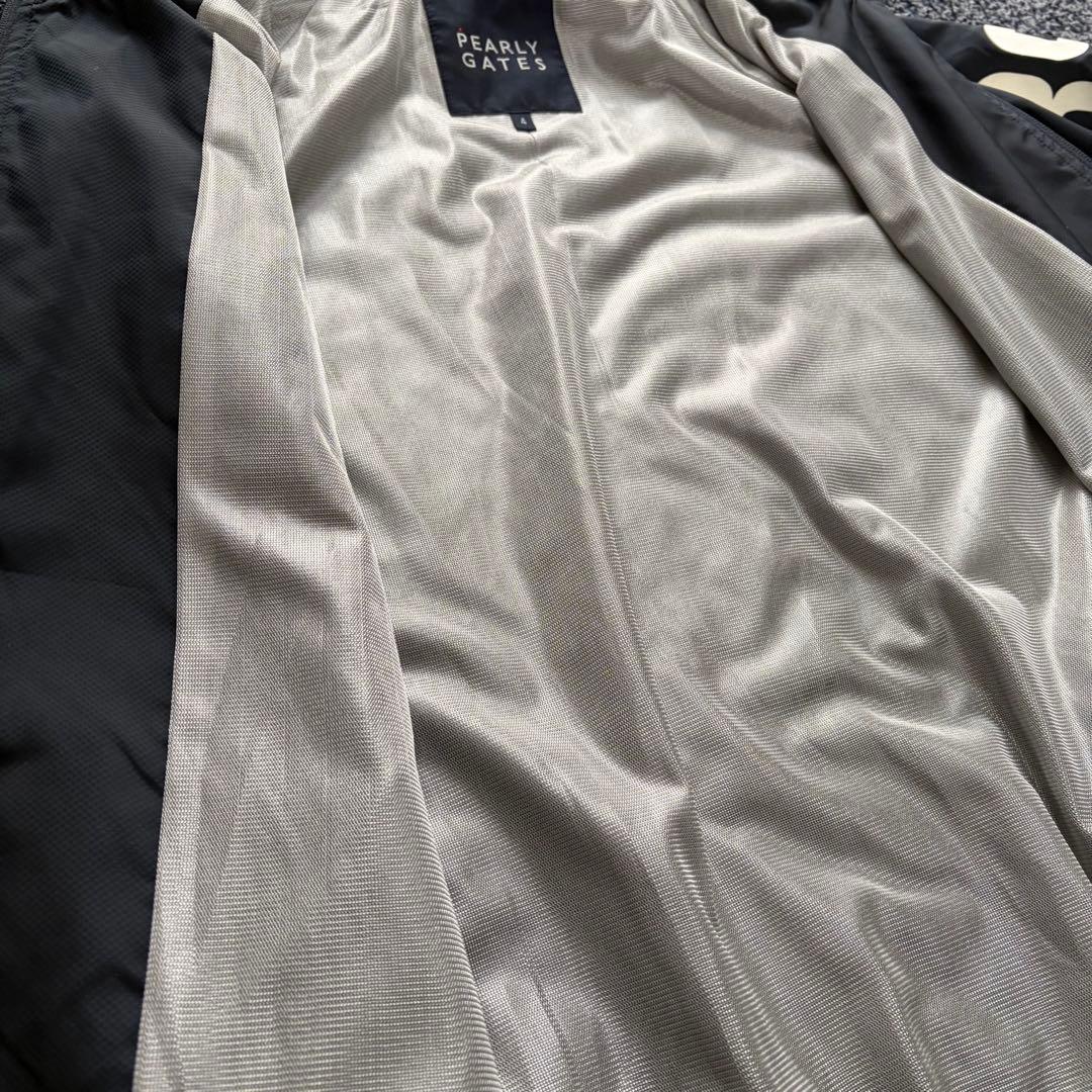 パーリーゲイツ　裏地付　防風　ジャケット　ブルゾン　ゴルフウェア　ネイビー　4