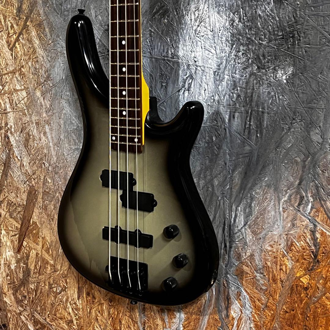 フォトジェニック エレキベース サンバースト ブラック グレー 管AG