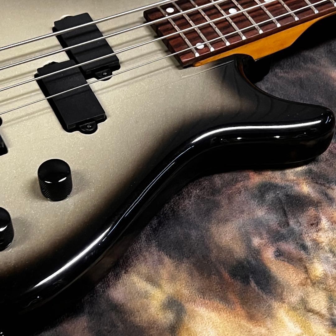 フォトジェニック エレキベース サンバースト ブラック グレー 管AG