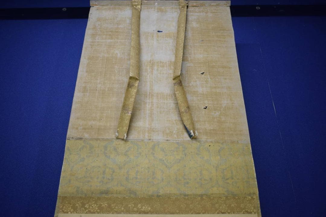 真作/土佐光起/水仙図/布袋屋掛軸HJ-288