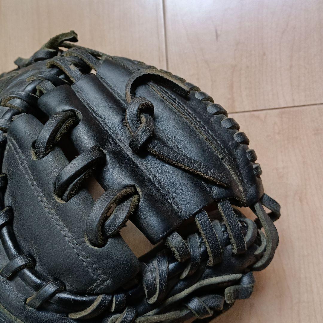 ZETT ゼット型抜群 即戦力 軟式 少年 キャッチャーミット　黒