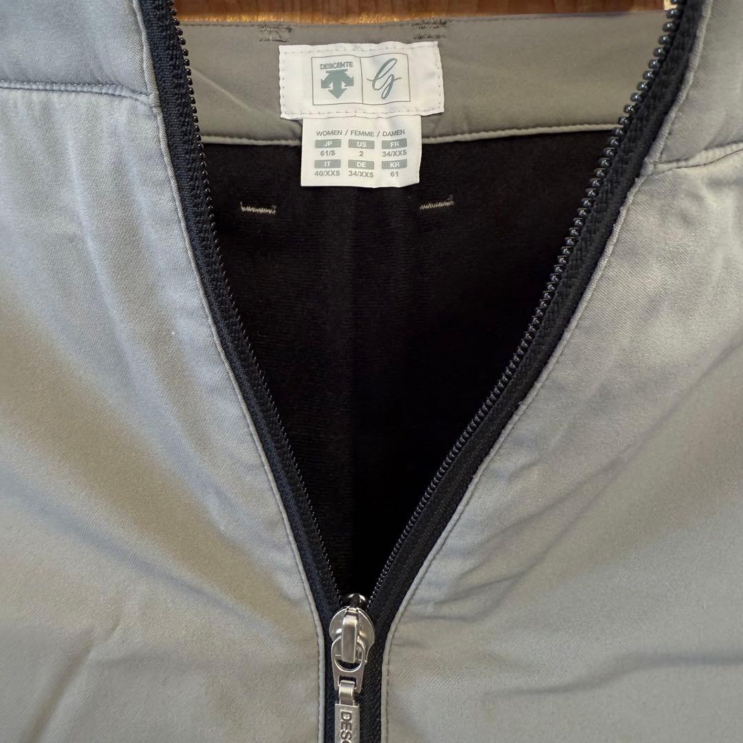 デサント ゴルフ スカート グレー 中綿入り