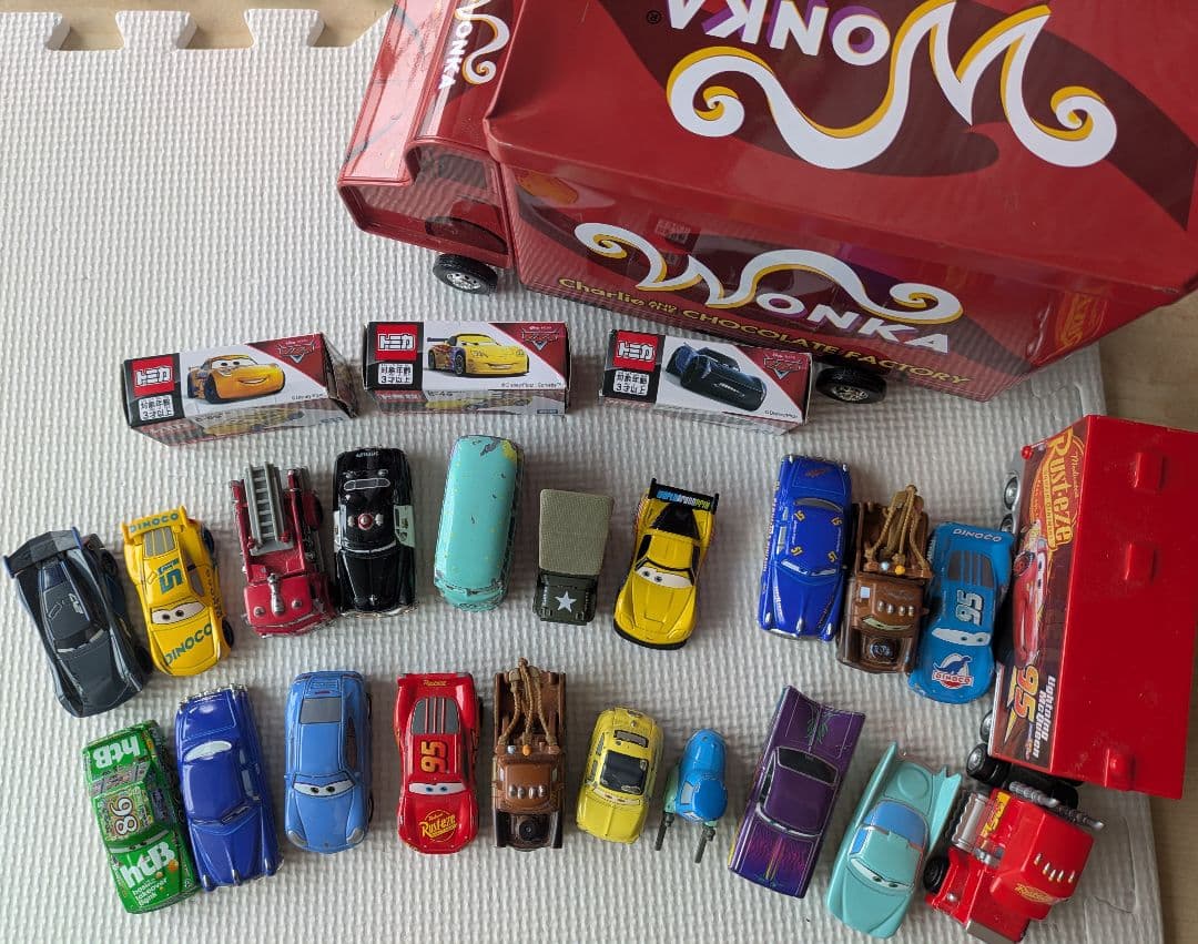 カーズトミカ セットまとめ売り 20台 WONKAトラック付き