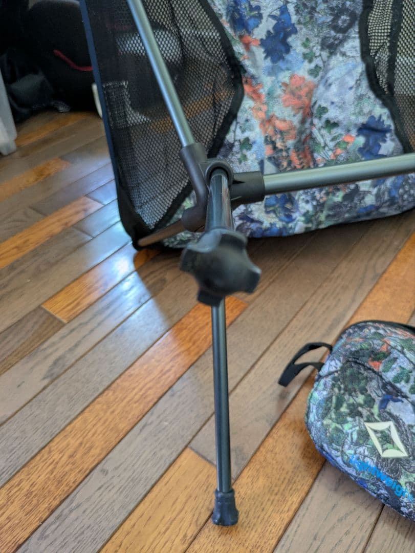 ヘリノックス　モンロ　イス　アウトドアチェアー　モンロー　チェアワン　花柄