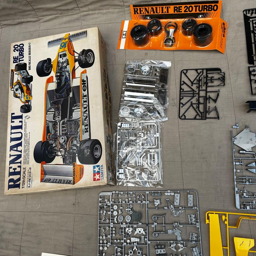 タミヤ 1/12 ルノーRE-20ターボ プラモデル デカール無 ジャンク扱い