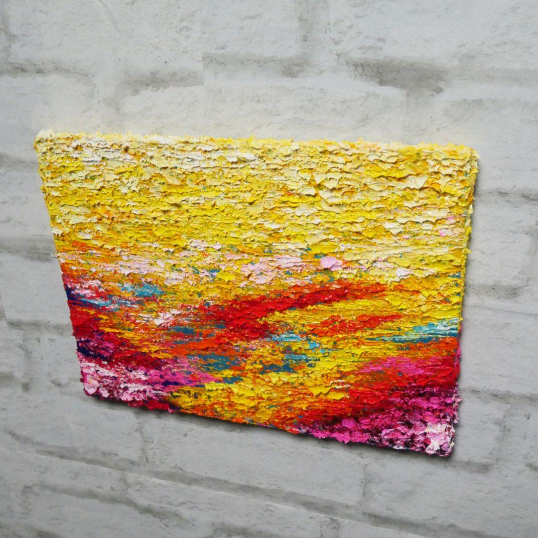 油絵 油彩 油彩画 絵 絵画　【flower garden】