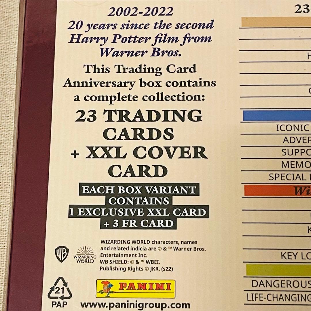 新品　ハリーポッターと秘密の部屋　20周年記念トレカBOX ハリー＆ドラコver