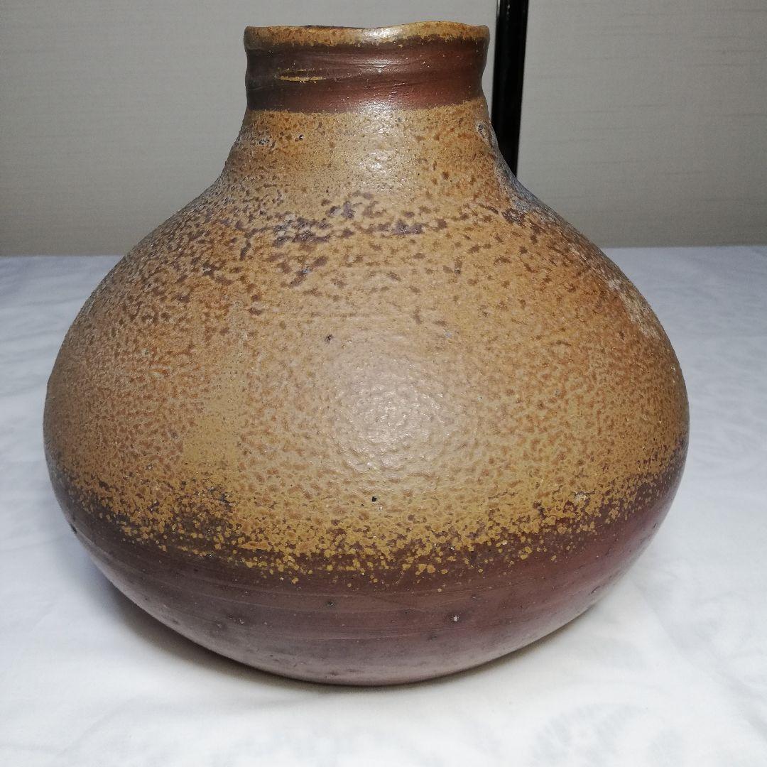 備前焼 壺 壷 花入 花器 フラワーベース 花瓶 花生 華道具 胡麻 桟切 緋襷